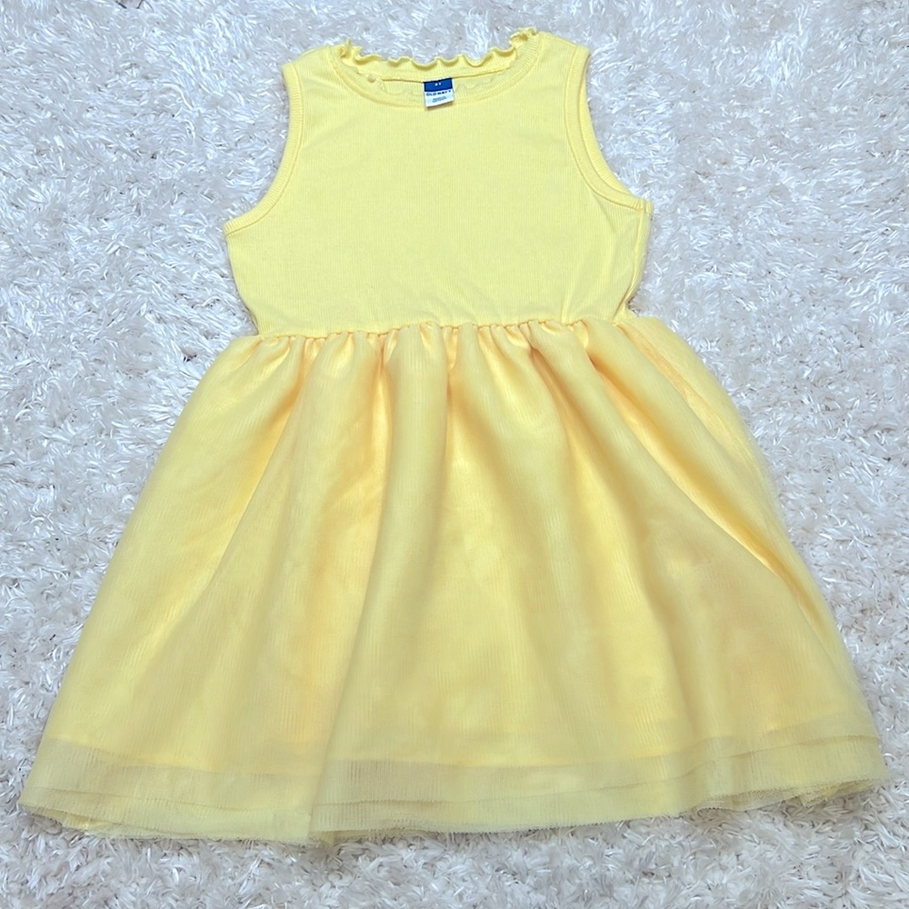 OLD NAVY || Sleeveless Fit and Flare Tutu Dress Toddler Girl (3T) - Picture 2 of 3